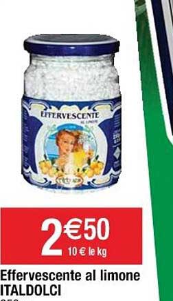 effervescente al limone italdolci