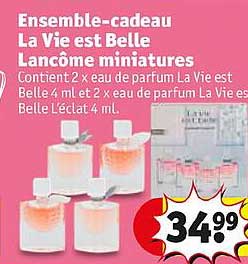ensemble-cadeau la vie est belle lancôme miniatures
