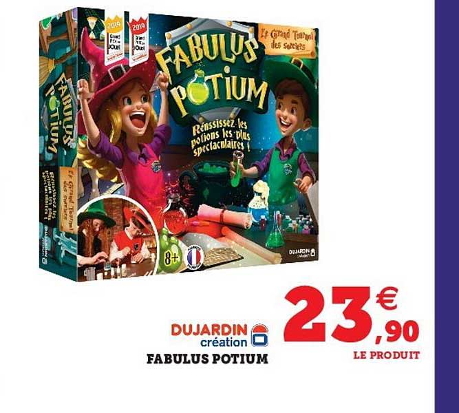 fabulus potium dujardin création