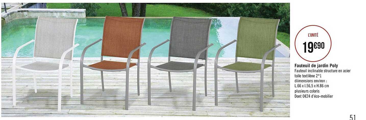 Fauteuil De Jardin Poly