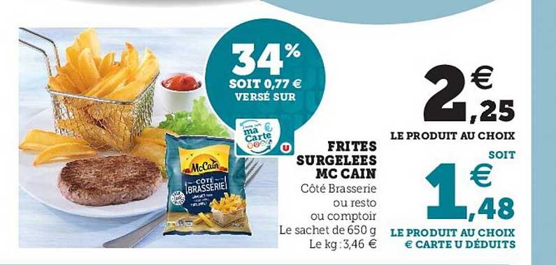 Frites Surgelées Mc Cain