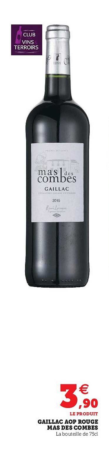 gaillac aop rouge mas des combes