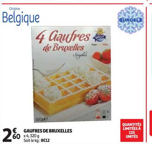 gaufres de bruxelles