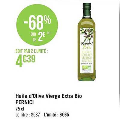 Huile D'olive Vierge Extra Bio Pernici