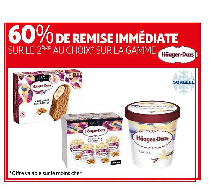 la gamme häagen-dazs
