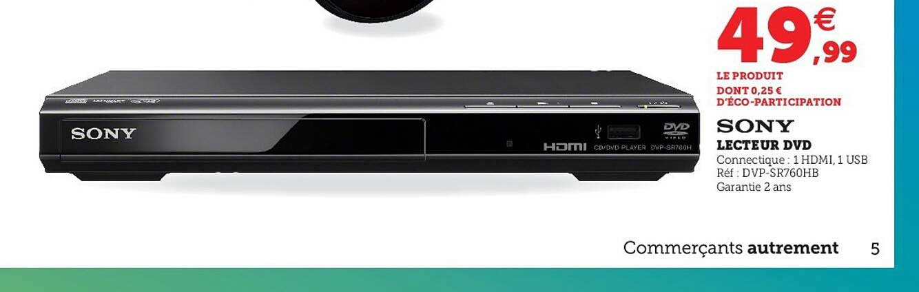 lecteur dvd sony