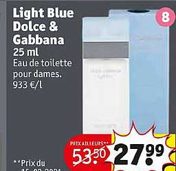 Light Blue Dolce & Gabbana