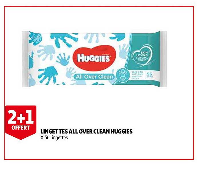 Lingettes All Over Clean Huggies
