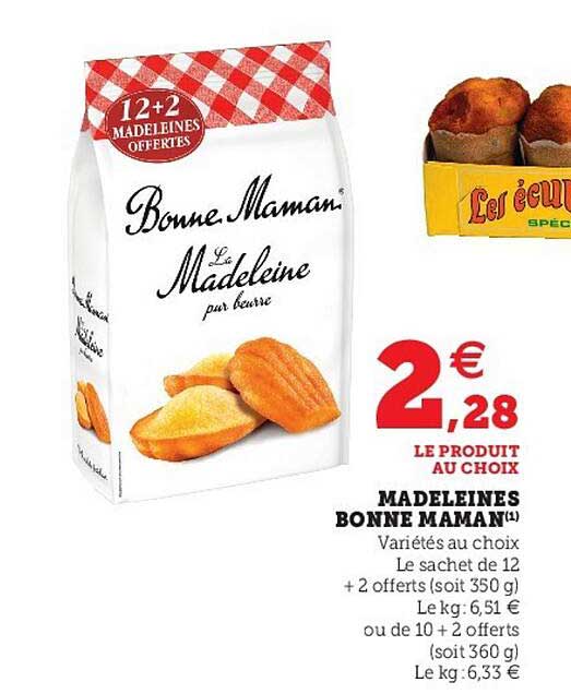 madeleines bonne maman
