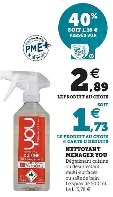 nettoyant ménager you