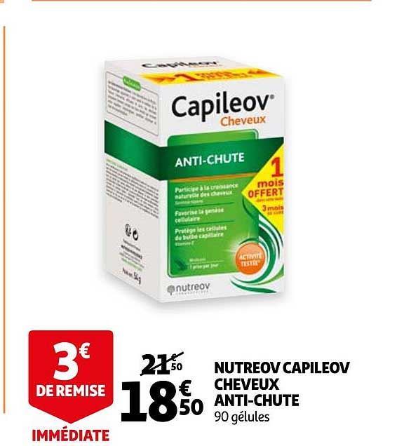 nutreov capileov cheveux anti-chute