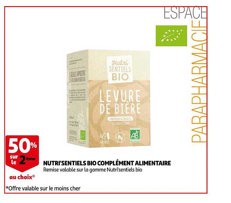 Nutri'Sentiels Bio Complement Alimentaire