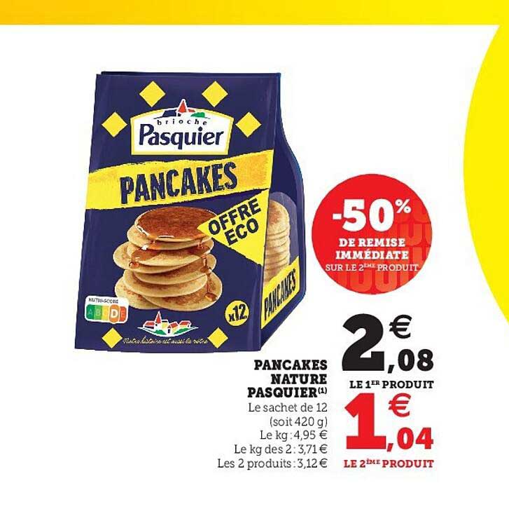 Pancakes Nature Pasquier