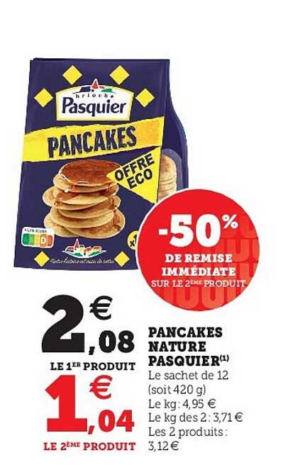 Pancakes Nature Pasquier