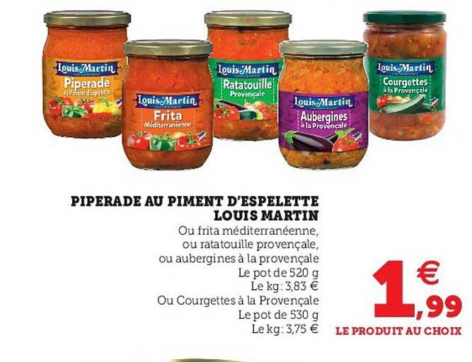 piperade au piment d'espelette louis martin