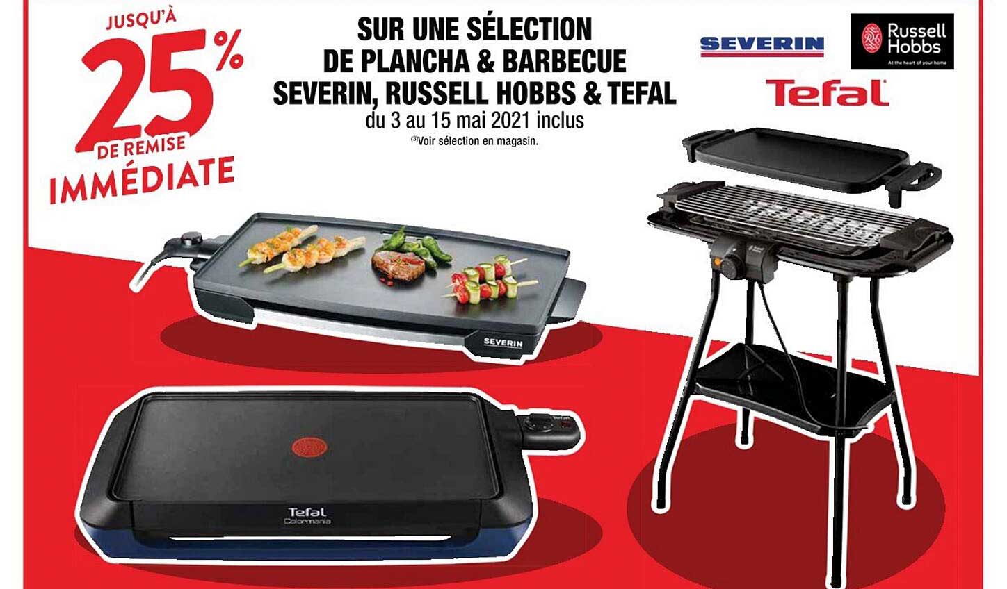 plancha & barbecue severin, russell hobbs & tefal