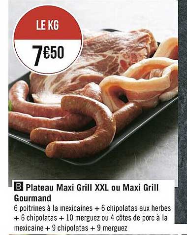 Plateau Maxi Grill Xxl Ou Maxi Grill
