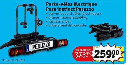 porte-vélos électrique pure insect peruzzo