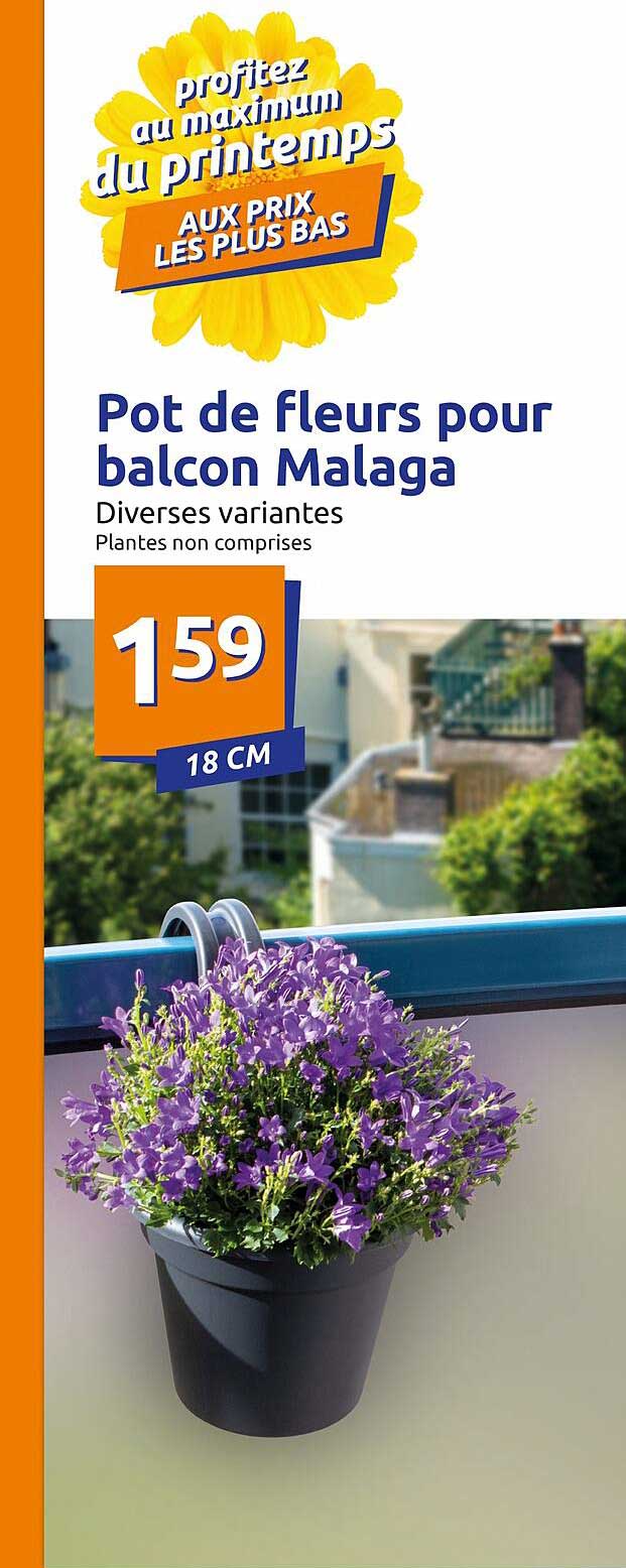 Pot De Fleurs Pour Balcon Malaga