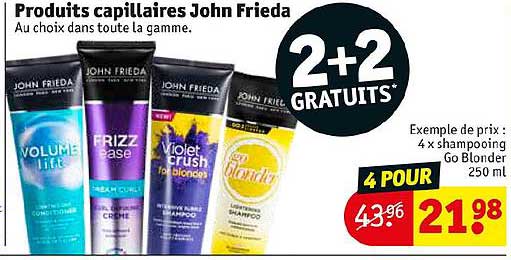 produits capillaires john frieda