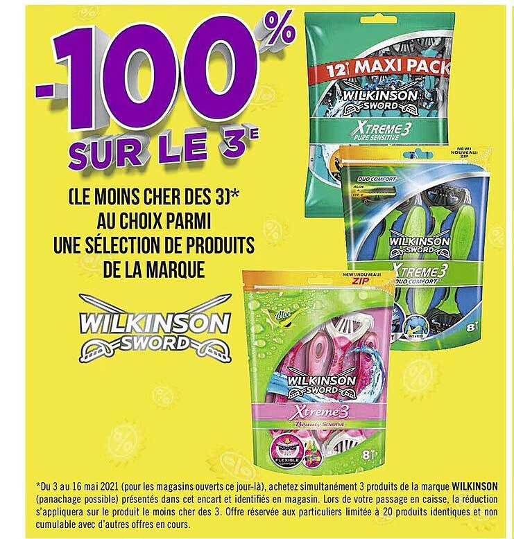 produits de la marque wilkinson sword