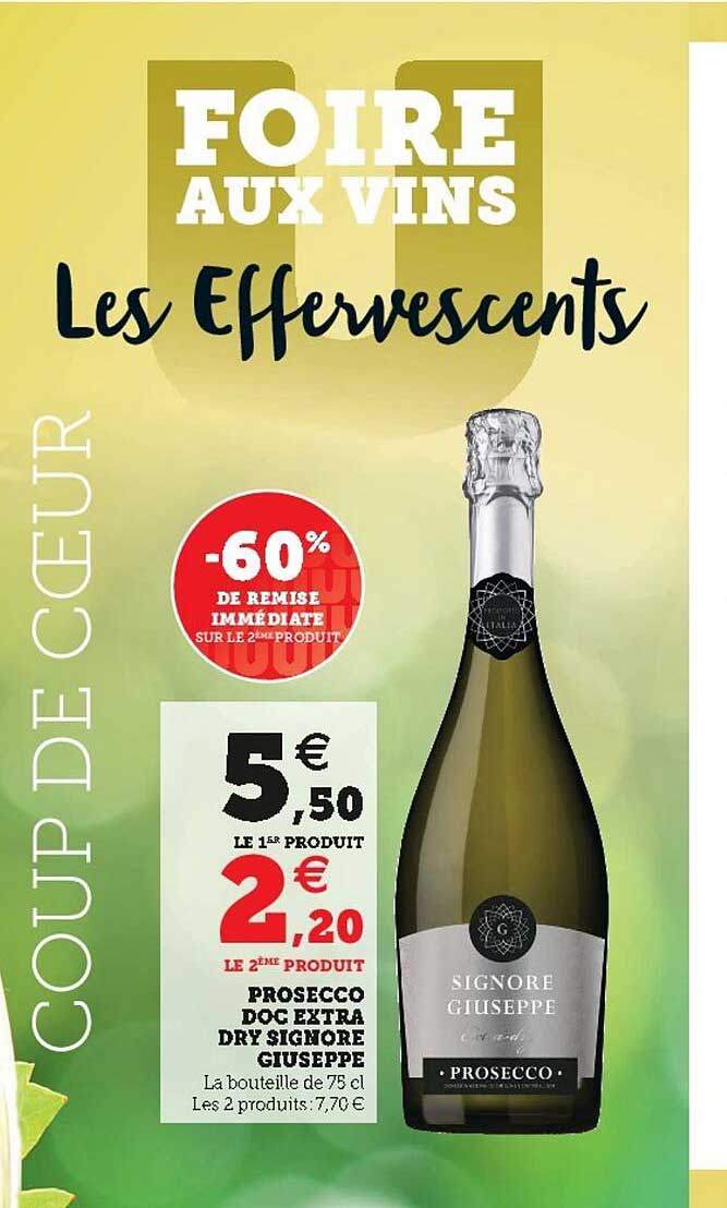 prosecco doc extra dry signore giuseppe