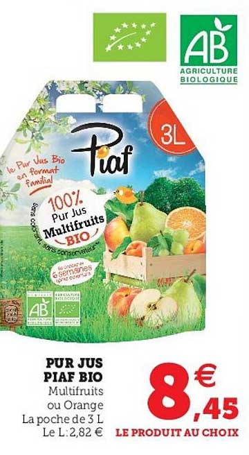 pur jus piaf bio