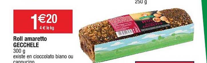 roll amaretto gecchele