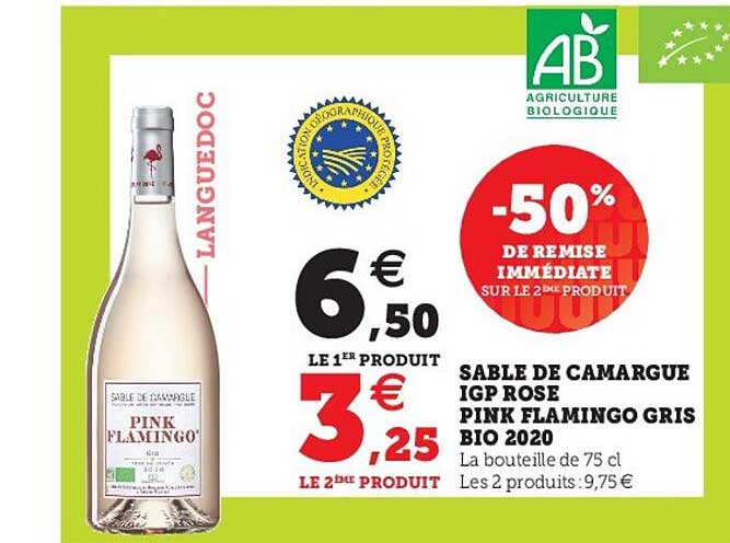 sable de camargue igp rose pink flamingo gris bio 2020