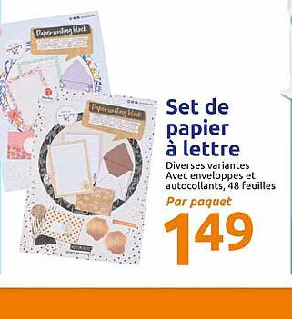 Set de Papier a lettre