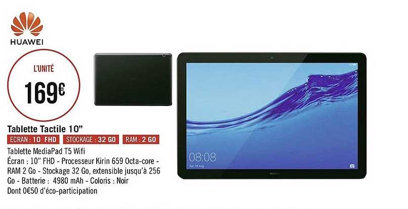 tablette tactile 10" huawei