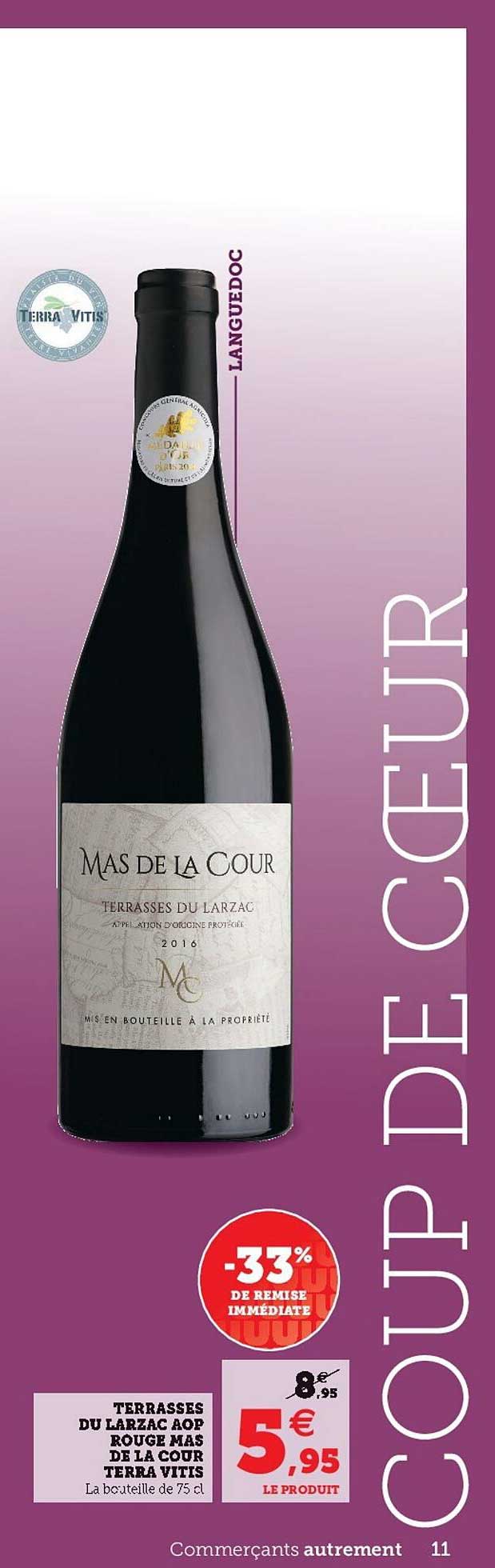 terrasses du larzac aop rouge mas de la cour terra vities