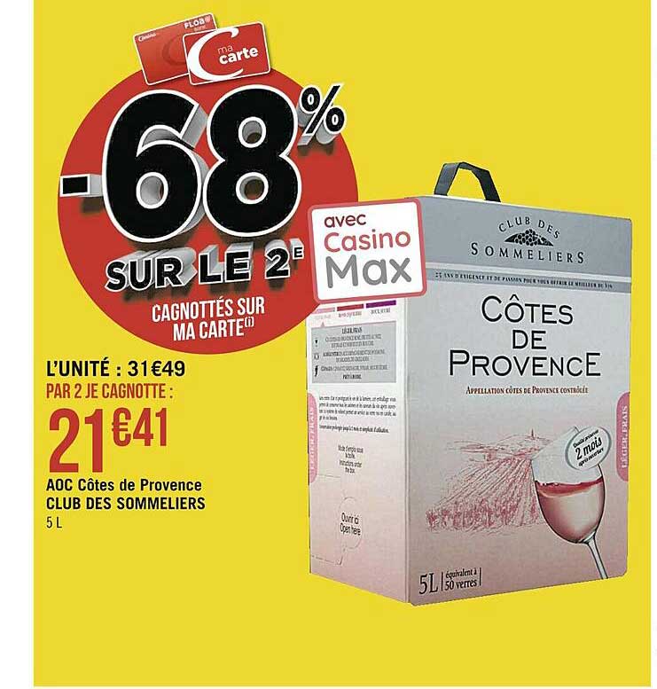 Aoc Côtes De Provence Club Des Sommeliers