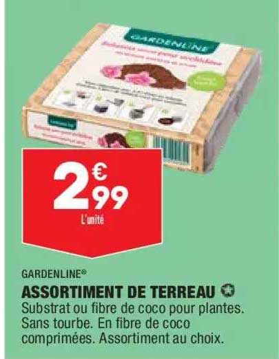 Assortiment De Terreau Gardenline