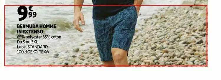bermuda homme in extenso