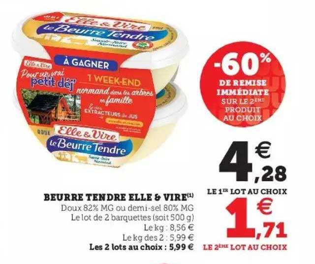 Beurre Tendre Elle & Vire