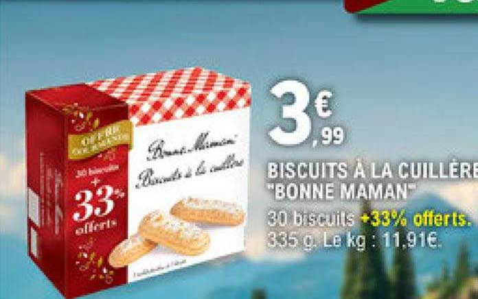 biscuits à la cuillère "bonne maman"
