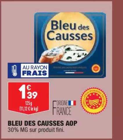 bleu des causes aop