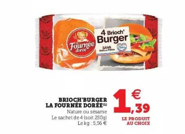 brioch'burger la fournée dorée