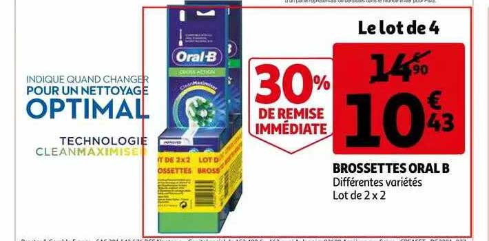 brossettes oral b