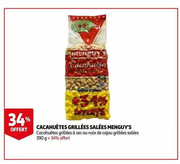 Cacahuètes Grillées Salées Menguy's