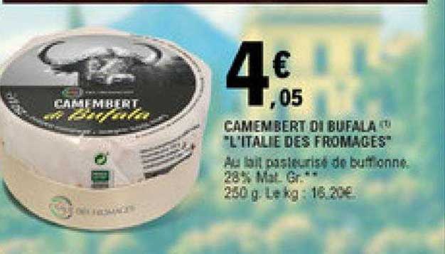 camembert di bufala "l'italie des fromages"