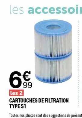 cartouches de filtration type s1