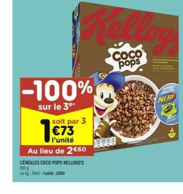 Céréales Coco Pops Kellogg's