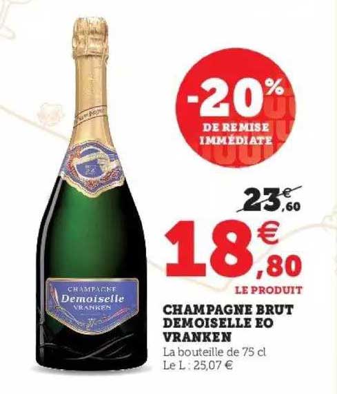 Champagne Brut Demoiselle Eo Vranken