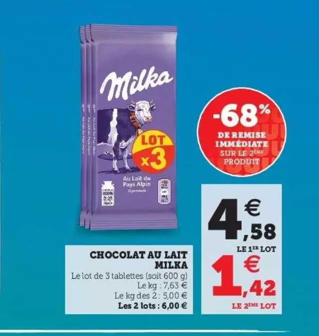 Chocolat Au Lait Milka