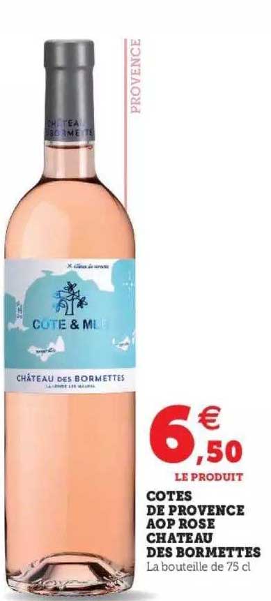 Côtes De Provence Aop Rosé Château Des Bormettes