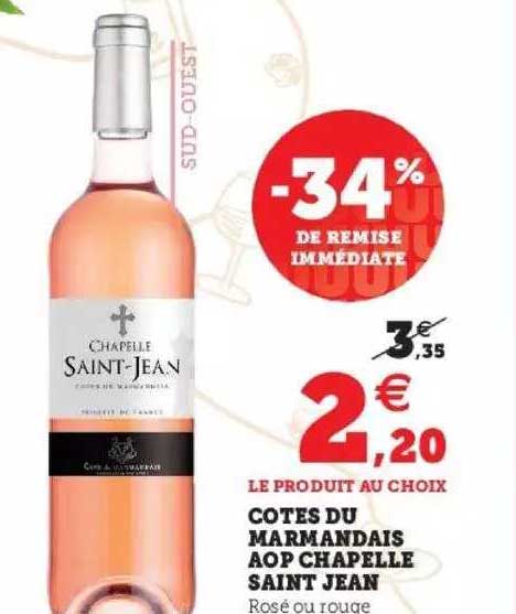côtes du marmandais aop chapelle saint jean