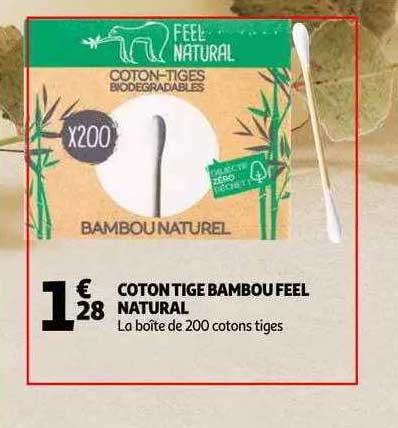 coton tige bambou feel natural
