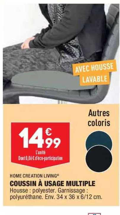 coussin à usage multiple home creation living